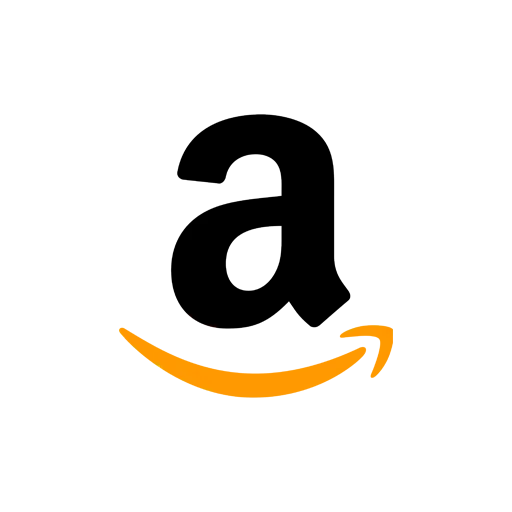 Amazon Appstore logo in black with orange base
