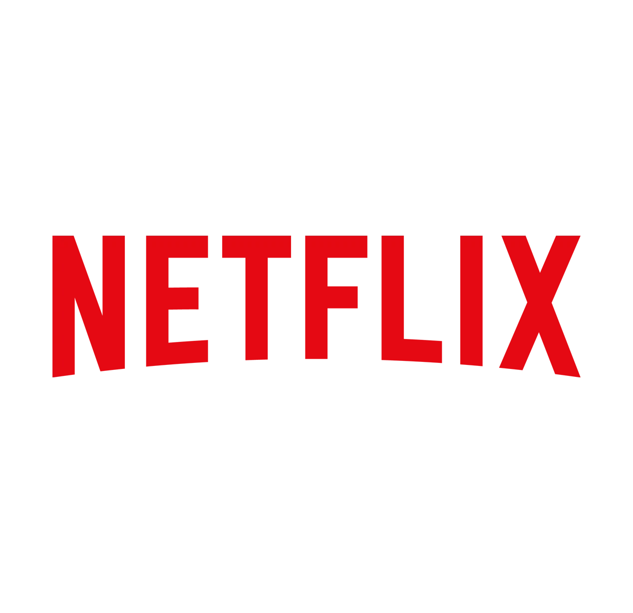 Netflix logo in bold red text